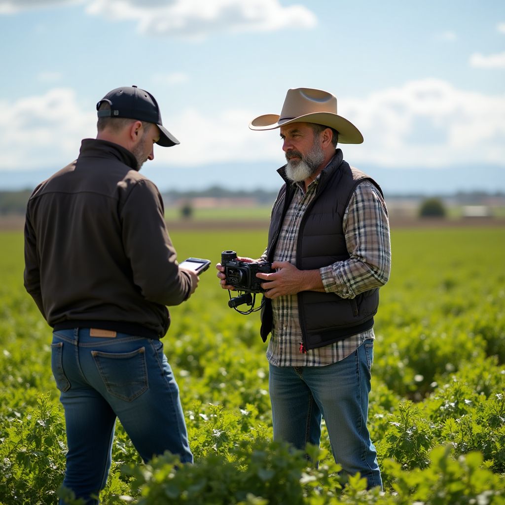 Equipo en trabajo de campo