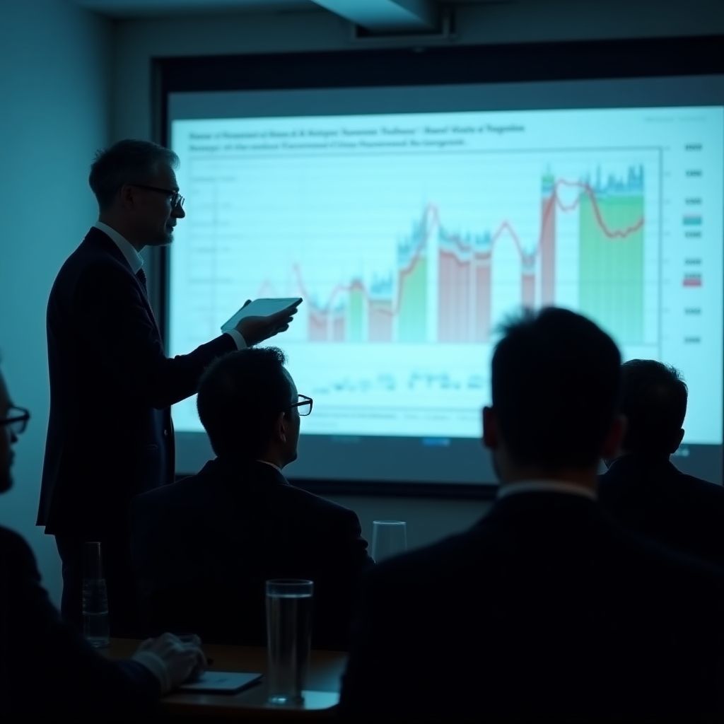 Presentación de informe económico trimestral
